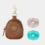 Little Pouch Charm for Diaper Bag in Toffee