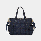 Carry Love Diaper Bag Tote in Midnight Print 3.0