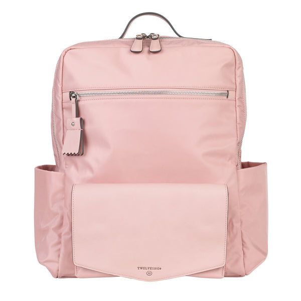 Peek-A-Boo Diaper Bag Backpack in Blush Pink