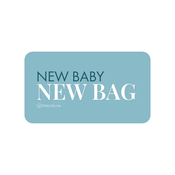 12LITTLE GIFT CARD<br>NEW BABY NEW BAG - BLUE