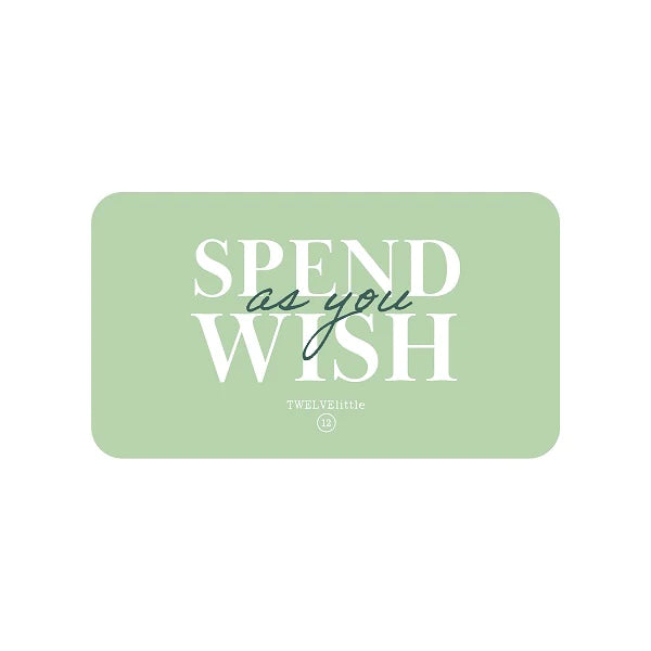 12LITTLE GIFT CARD<br>SPEND AS YOU WISH